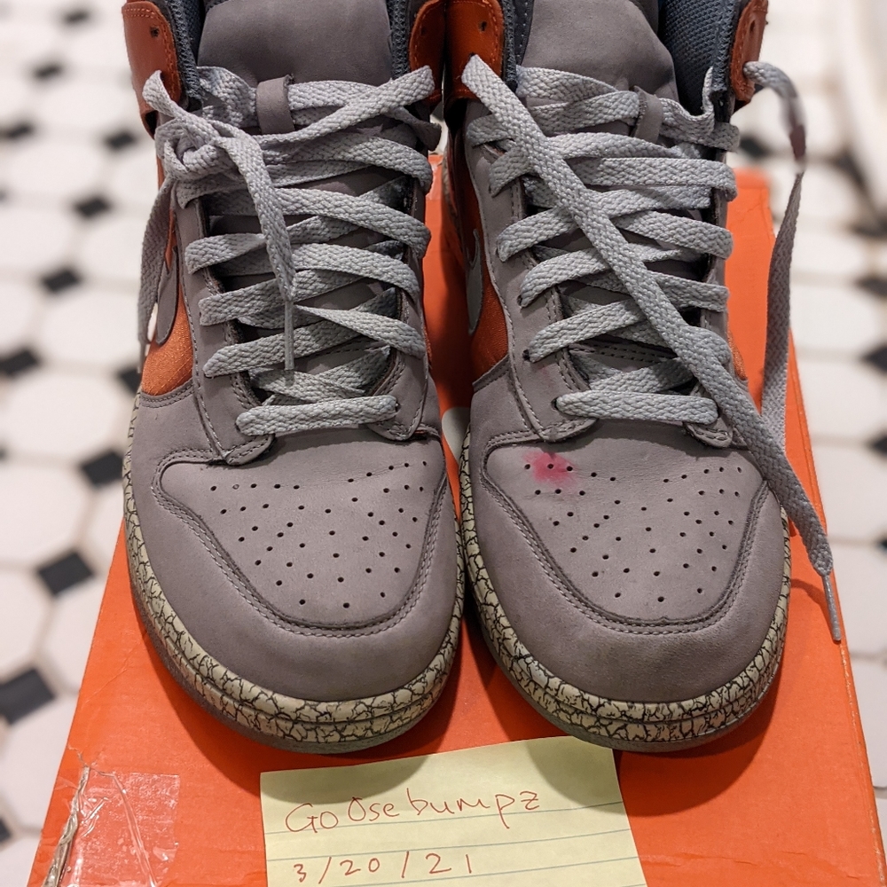 Nike dunk hi premium earthquake